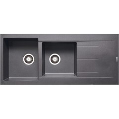 Νεροχυτες - Pyramis Pyragranite Alazia 116x50 cm 1 3/4B 1D 070038011 Iron Grey Νεροχύτης Νεροχυτες - Pyramis Pyragranite Alazia 116x50 cm 1 3/4B 1D 070038011 Iron Grey Νεροχύτης